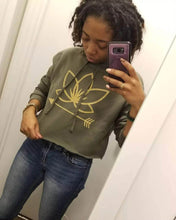 Load image into Gallery viewer, Lotus Noir® Co. Crop Hoodie