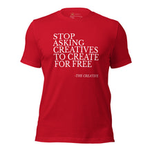Load image into Gallery viewer, "Stop Askin'" Unisex T-shirt (PURE script)