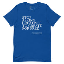 Load image into Gallery viewer, "Stop Askin'" Unisex T-shirt (PURE script)