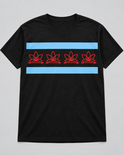Load image into Gallery viewer, Chicago Lotus Flag Graphic T-Shirt | Lotus Noir®
