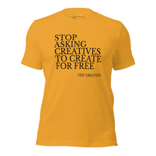 Load image into Gallery viewer, &quot;Stop Askin&#39;&quot; Unisex T-shirt (NOIR script)
