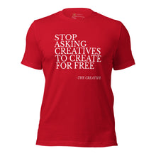 Load image into Gallery viewer, &quot;Stop Askin&#39;&quot; Unisex T-shirt (PURE script)
